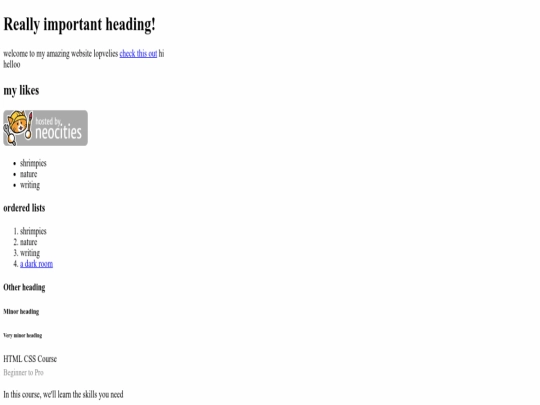 index screenshot