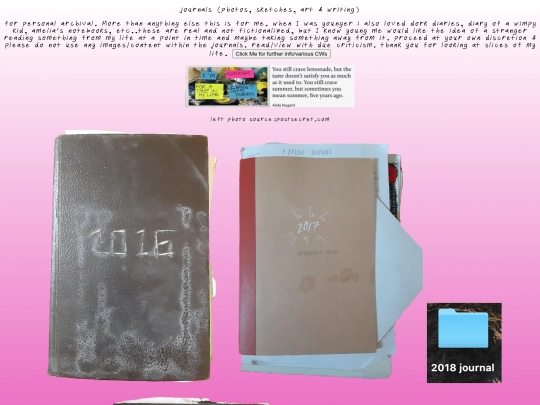 journals screenshot