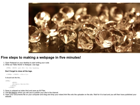 Instructions screenshot