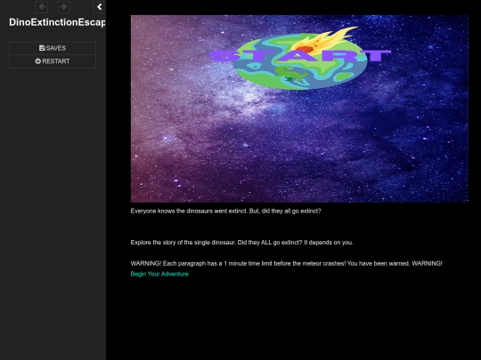DinoExtinctionEscape screenshot