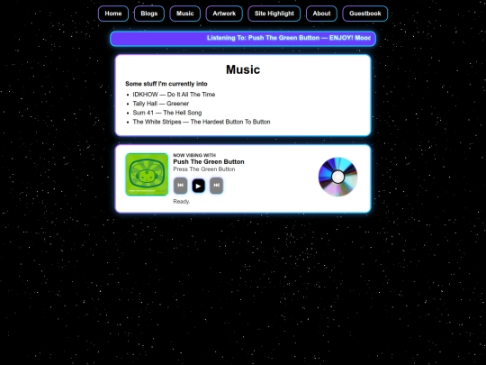 Music screenshot