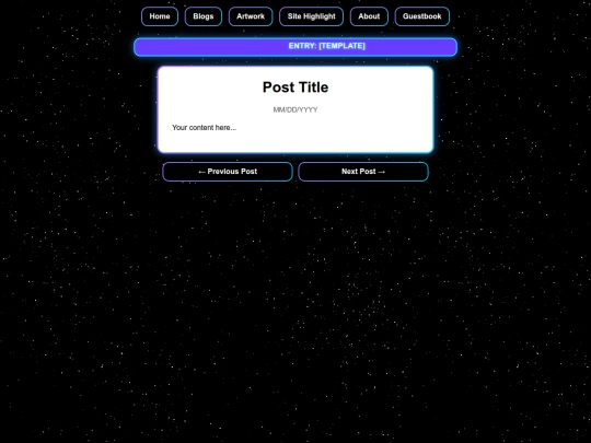 Posts/PostTemplate screenshot