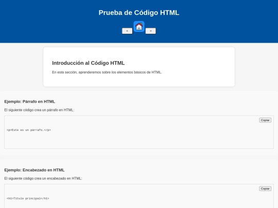 codehtml screenshot