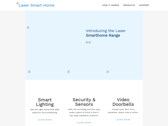 projects/2019-08/lasersmarthome.com.au screenshot