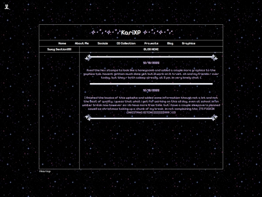 blog screenshot