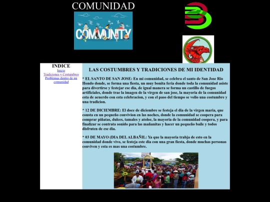 paginas/costumbres screenshot