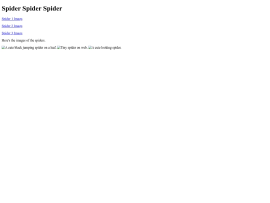Spider_Gallery screenshot