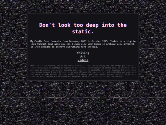 dontlooktoodeepintothestatic screenshot