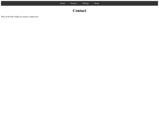 Contact screenshot