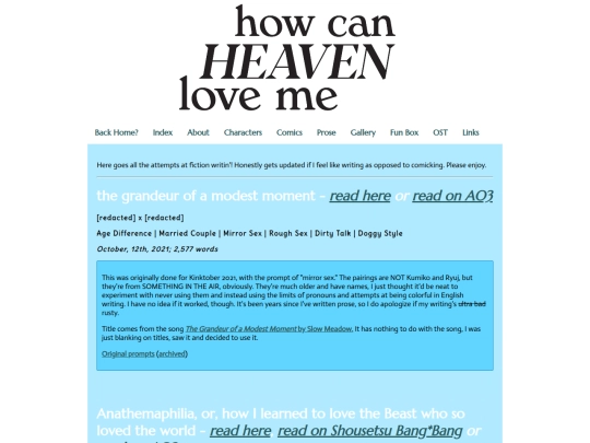prose screenshot