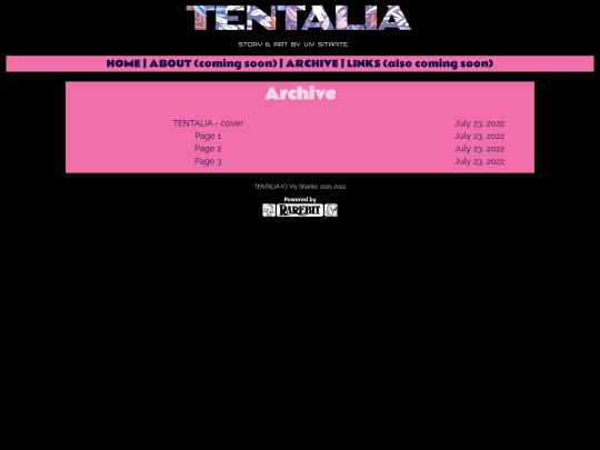 tentalia/archive screenshot