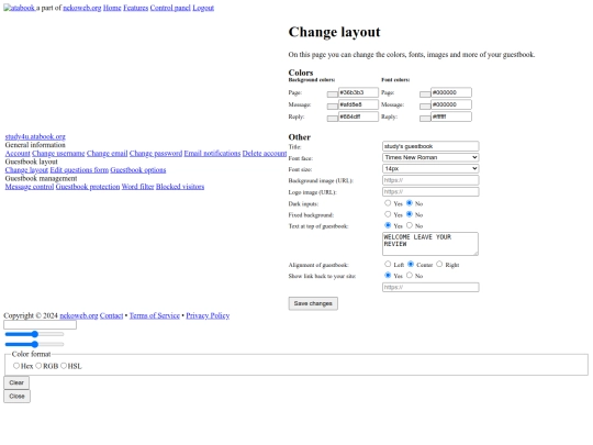 STUDY/Atabook - Get your free guestbook screenshot