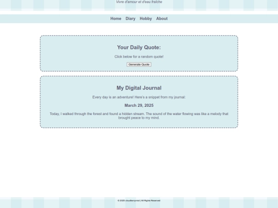 diary screenshot