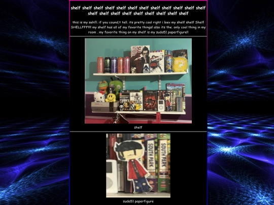 shelf screenshot