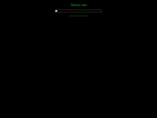 aboutme screenshot