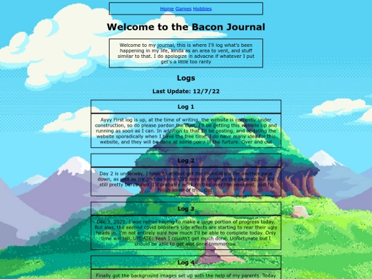 Journal screenshot