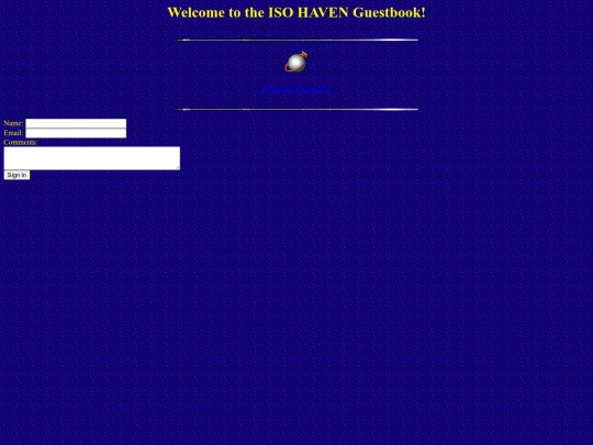 guestbook screenshot