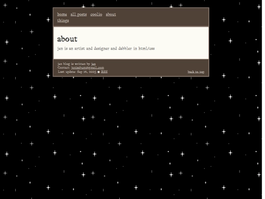 info/about screenshot