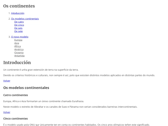 continentes screenshot