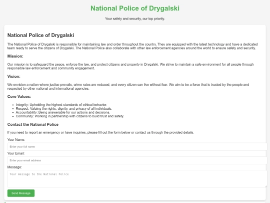NationalPolice screenshot