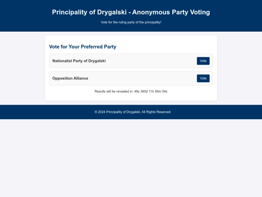 vote screenshot