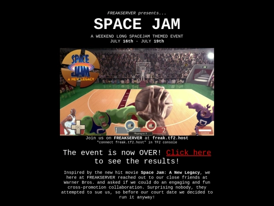 spacejam screenshot