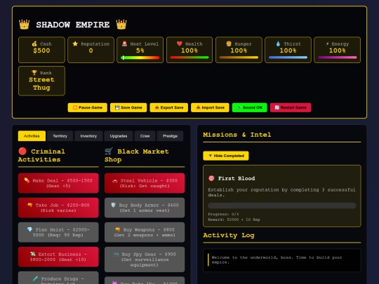 shadowempire screenshot