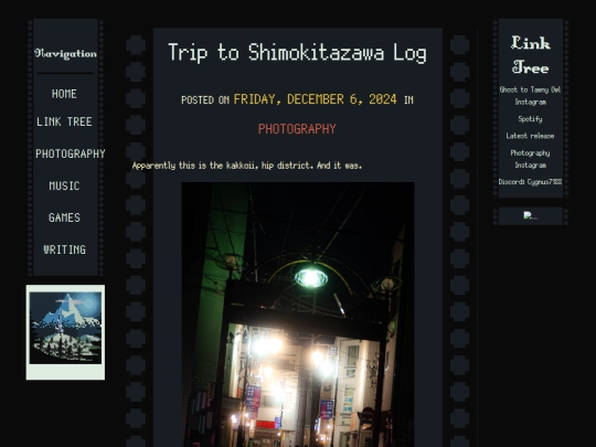 photography/2024/12/06/Trip-to-Shimokitazewa-Log screenshot