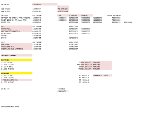 PRICELIST screenshot