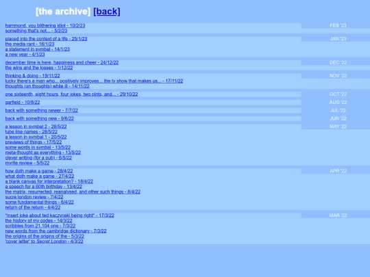 archive screenshot