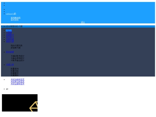 PUBG后台管理系统 - 代理商管理平台 screenshot