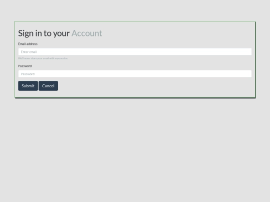 signin screenshot