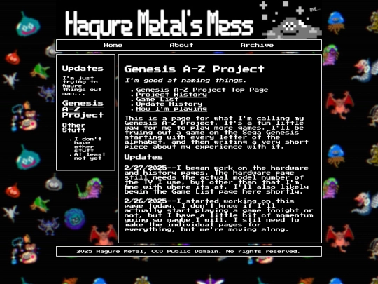 genesis-atoz screenshot
