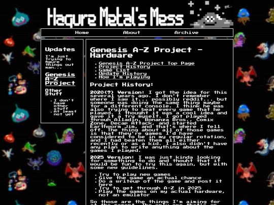 genesis-atoz/project-history screenshot