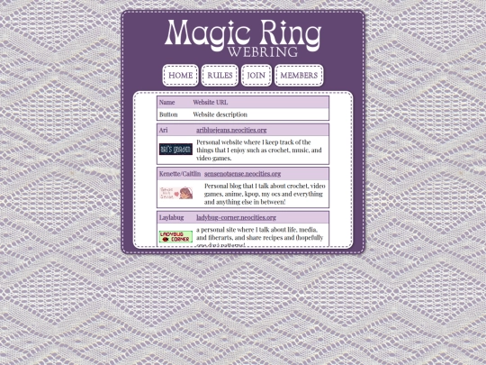 members screenshot