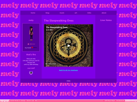art/music/mashups/the-sleepwalking-ones screenshot