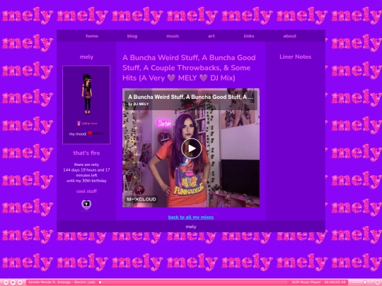art/music/mixes/a-buncha-weird-stuff-a-buncha-good-stuff-a-couple-throwbacks-and-some-hits-a-very-mely-dj-mix screenshot