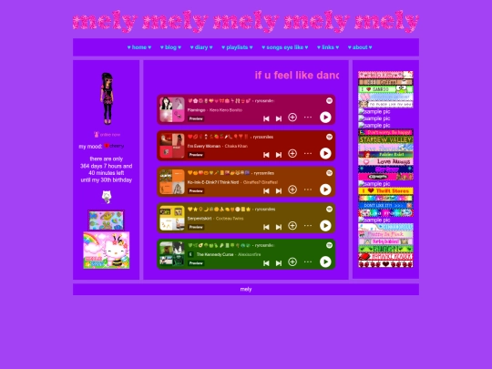 playlists screenshot