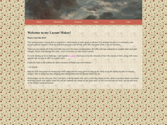 projects/schrijfsel screenshot