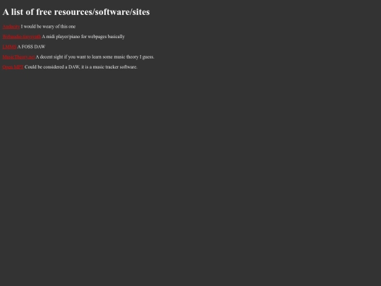 freeMusicResources screenshot