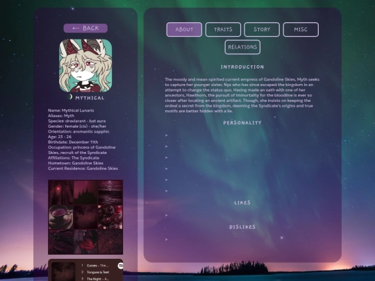 characters/poecast/myth screenshot