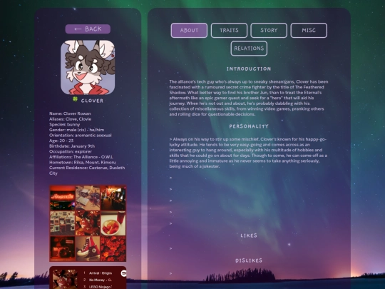 characters/tefcast/clover screenshot