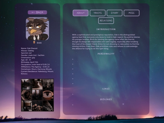 characters/tefcast/oak screenshot