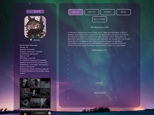 characters/tefcast/rigel screenshot