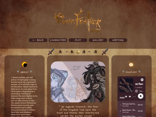 stories/swan-feather screenshot
