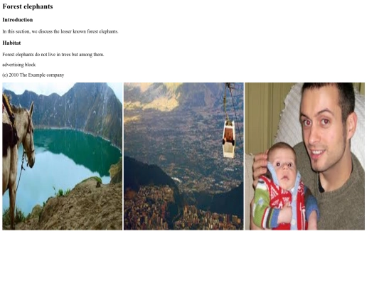 SECCIONESYLINEASGENERALESDEUNDOCUMENTOHTML5 screenshot