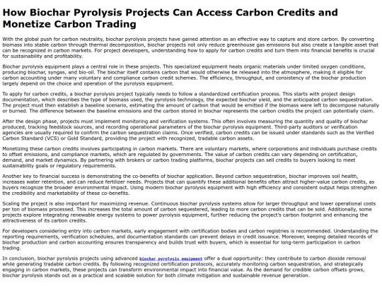 how-biochar-pyrolysis-projects-can-access-carbon-credits-and-monetize-carbon-trading screenshot