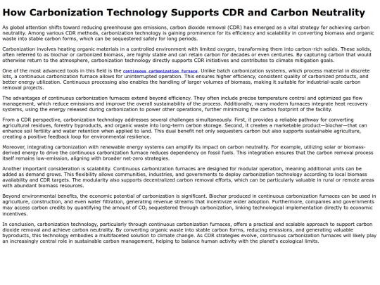 how-carbonization-technology-supports-cdr-and-carbon-neutrality screenshot