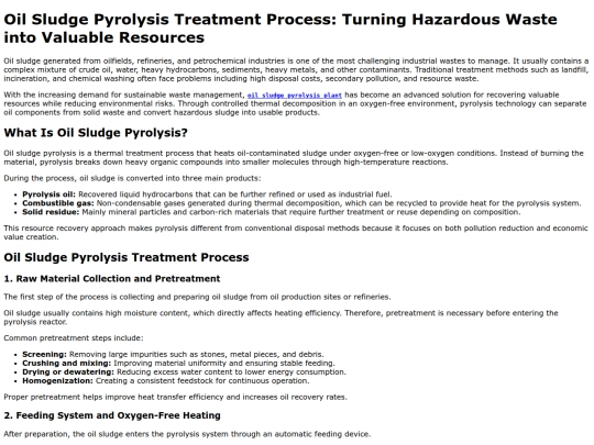 oil-sludge-pyrolysis-treatment-turning-hazardous-waste-into-valuable-resources screenshot