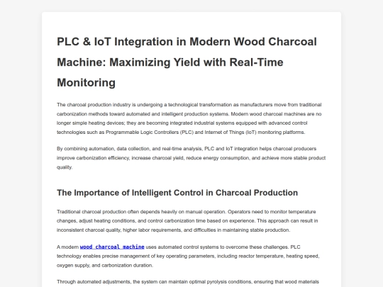 plc-iot-integration-in-modern-wood-charcoal-machine-maximizing-yield-with-real-time-monitoring screenshot